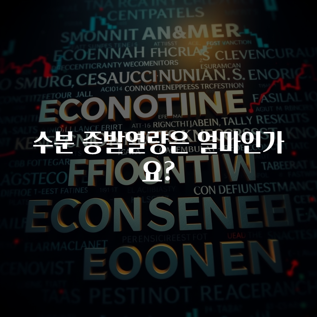 수분 증발열량은 얼마인가요?