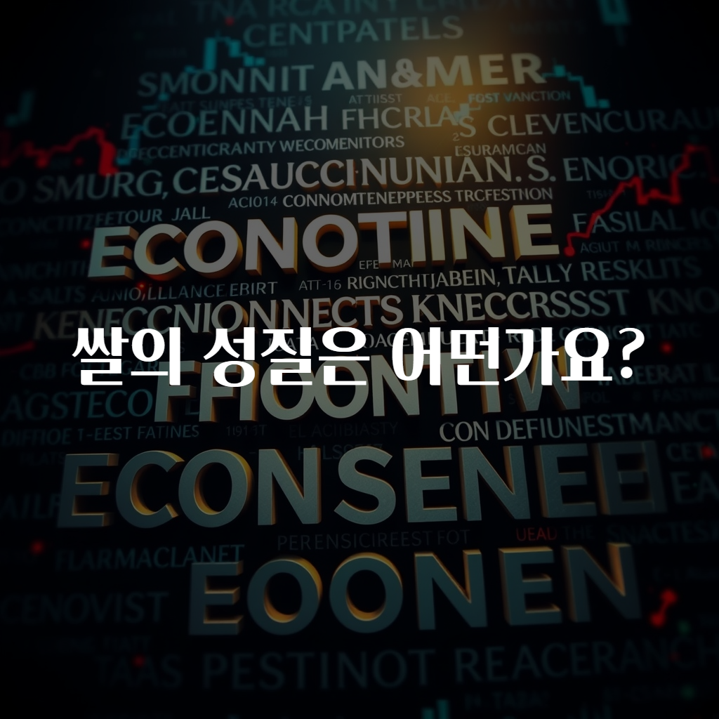 쌀의 성질은 어떤가요?