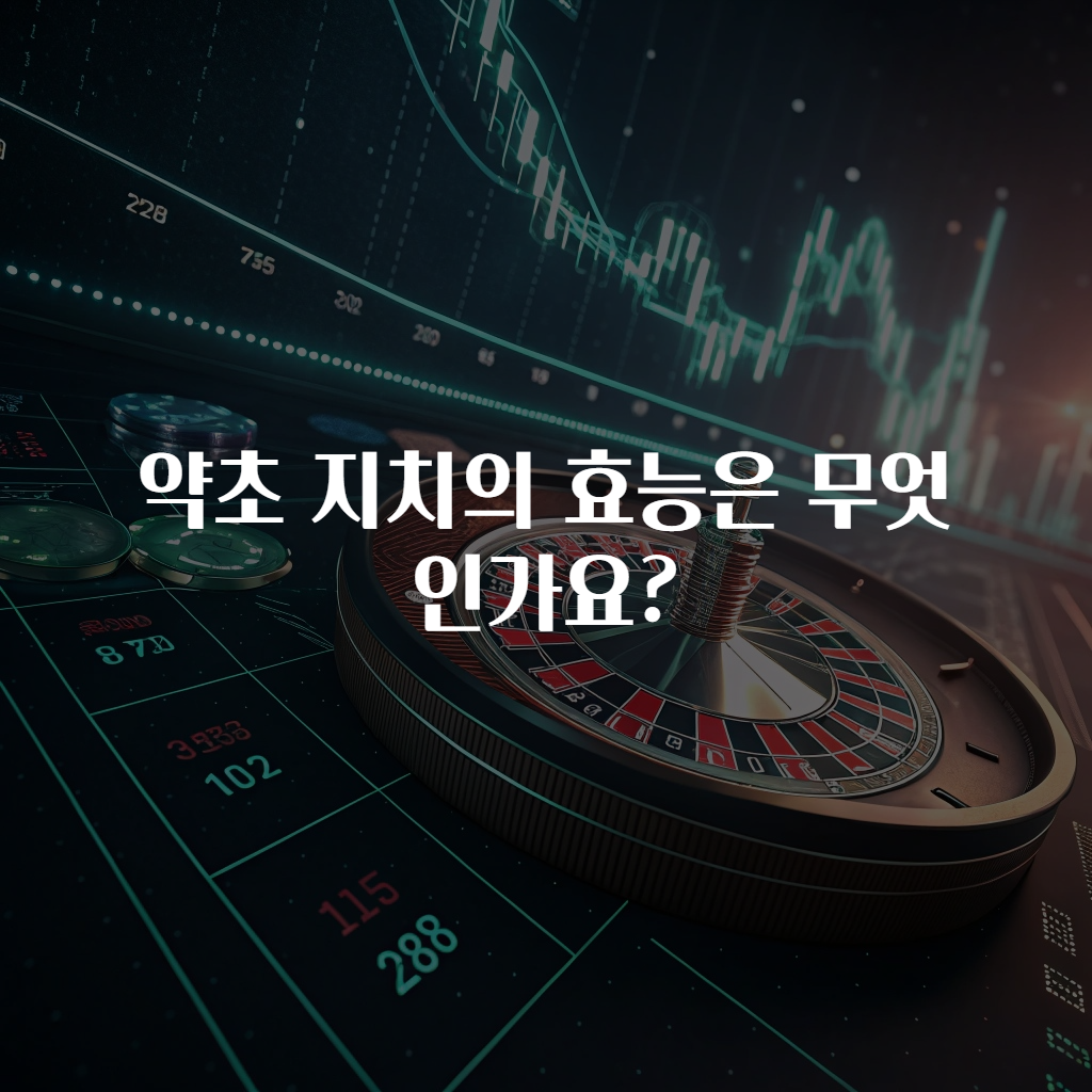 약초 지치의 효능은 무엇인가요?