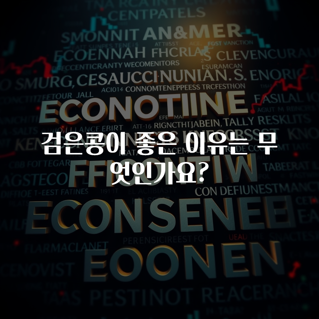검은콩이 좋은 이유는 무엇인가요?