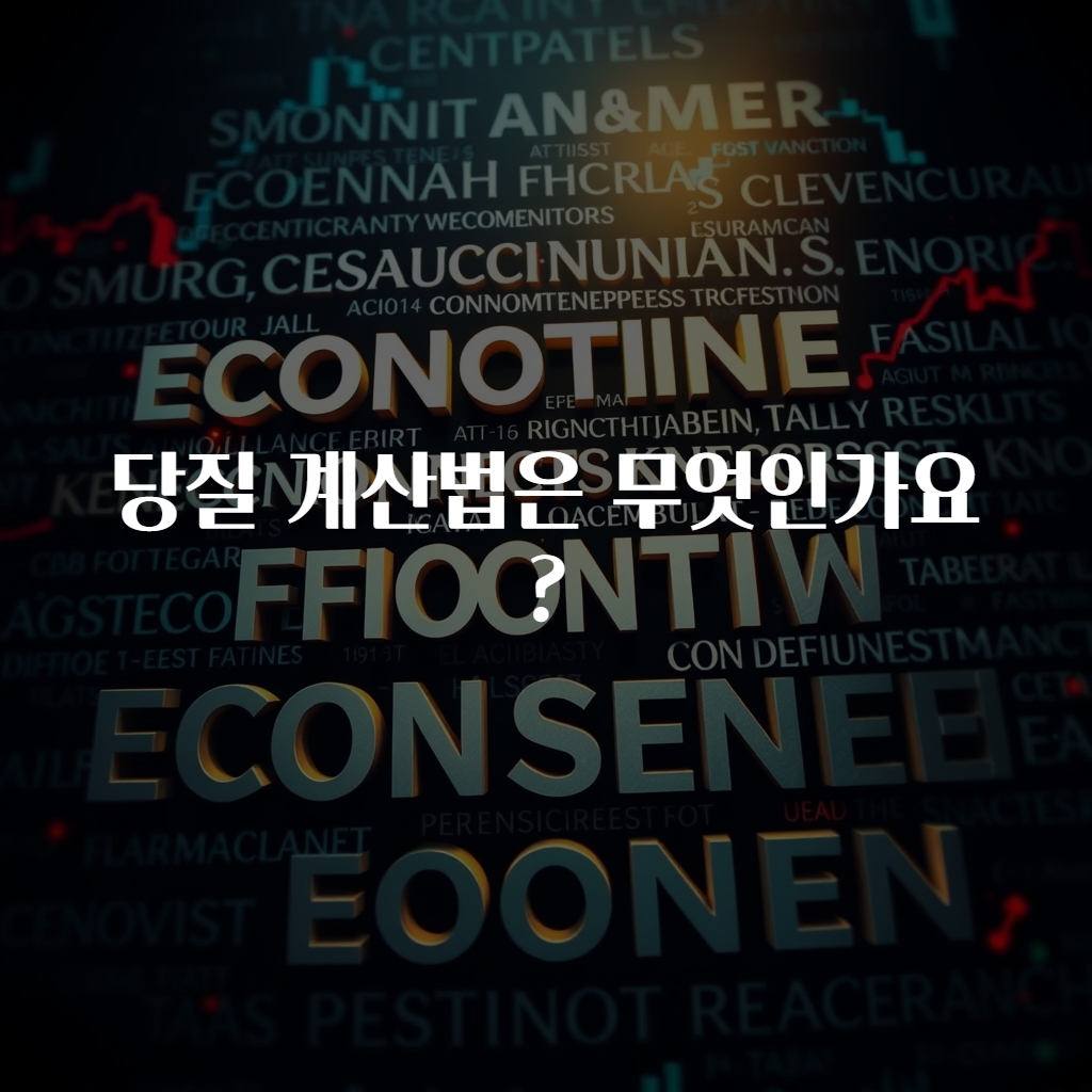 당질 계산법은 무엇인가요?