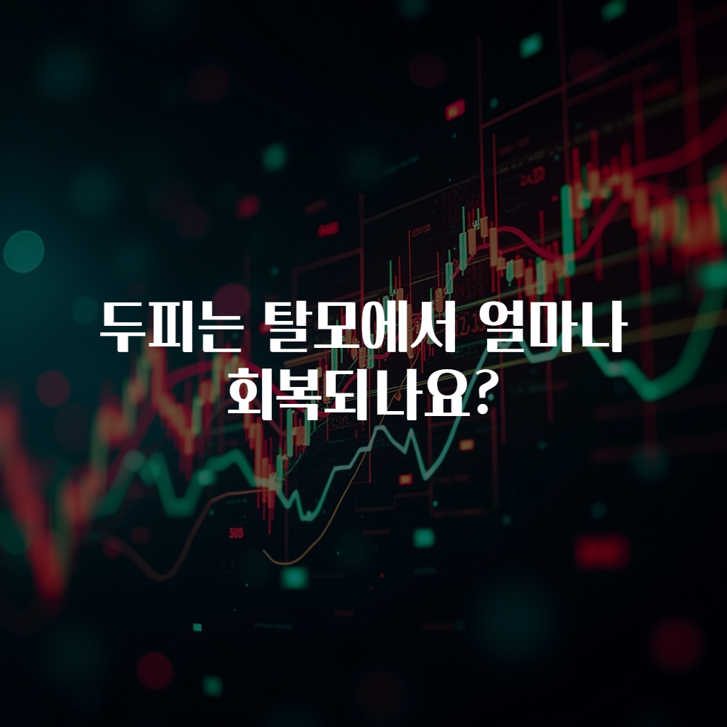 두피는 탈모에서 얼마나 회복되나요?