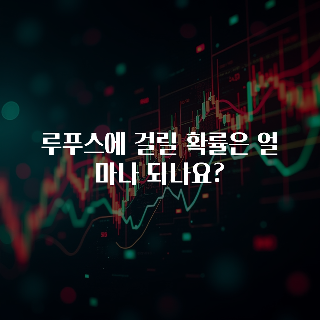루푸스에 걸릴 확률은 얼마나 되나요?