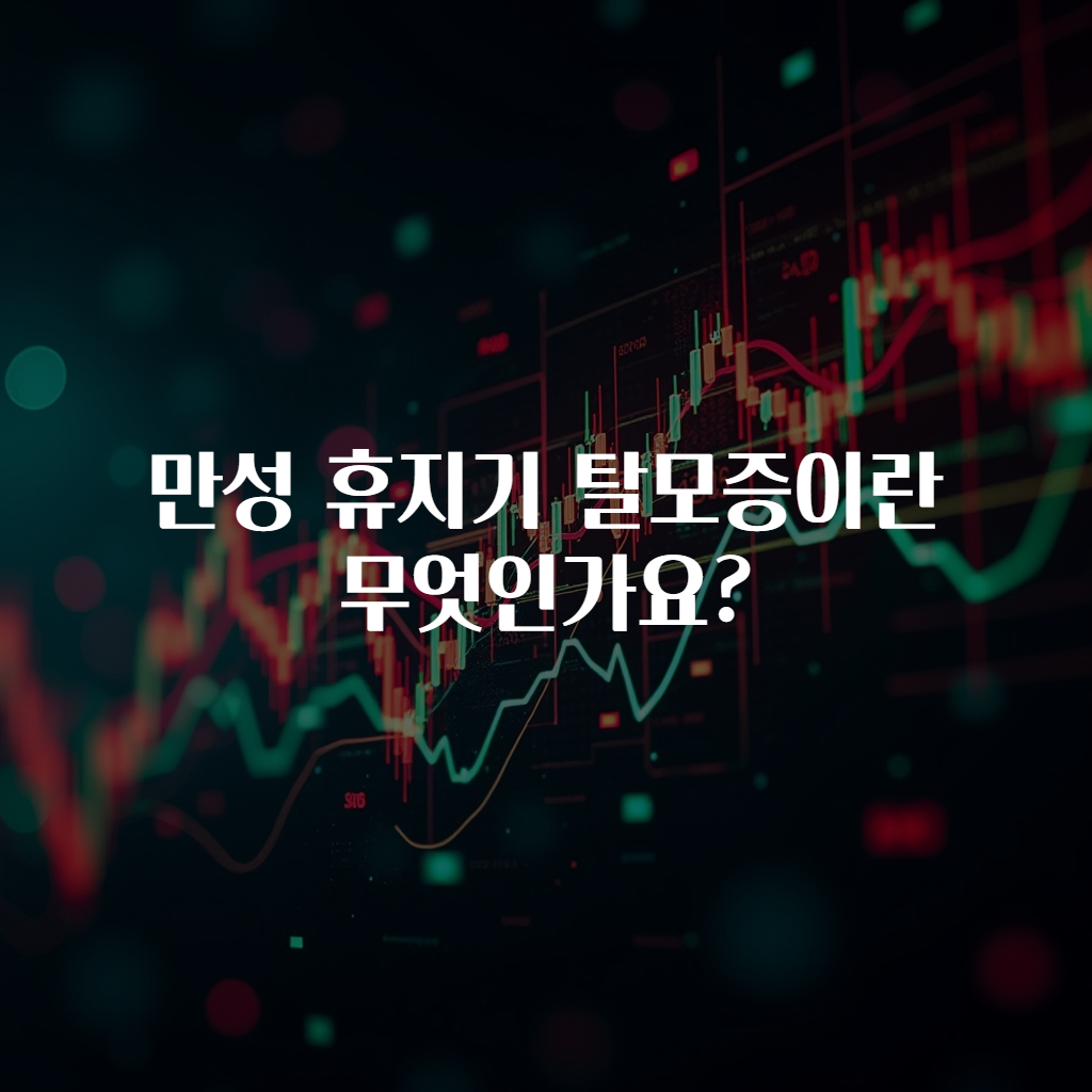 만성 휴지기 탈모증이란 무엇인가요?