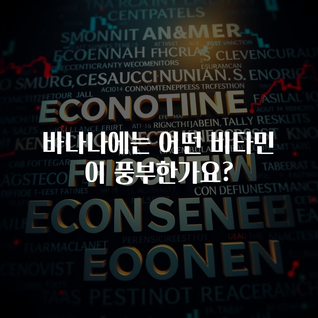 바나나에는 어떤 비타민이 풍부한가요?