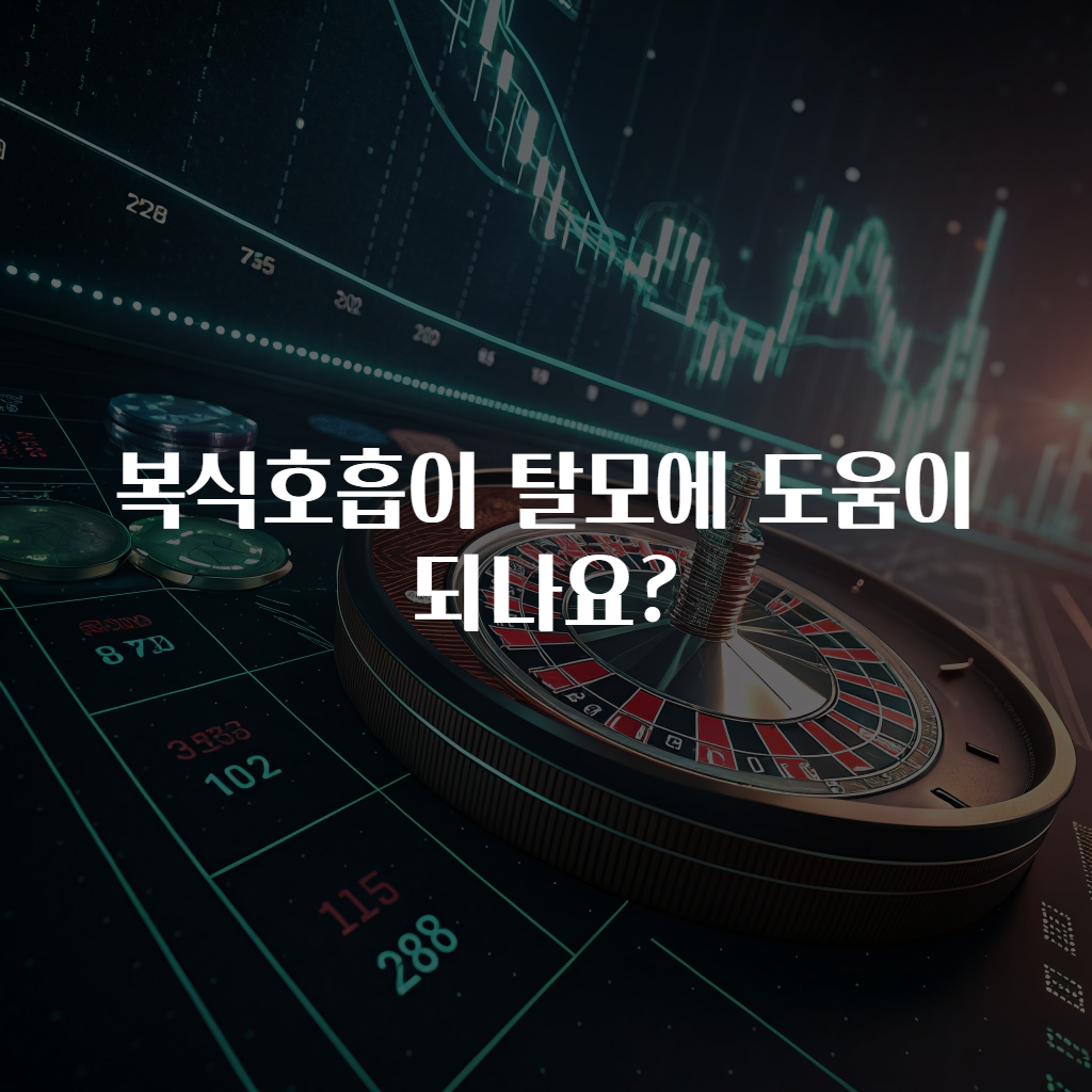복식호흡이 탈모에 도움이 되나요?