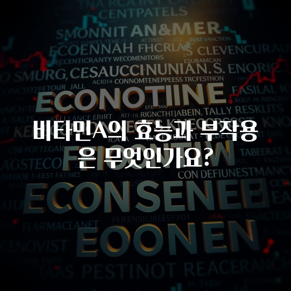 비타민A의 효능과 부작용은 무엇인가요?