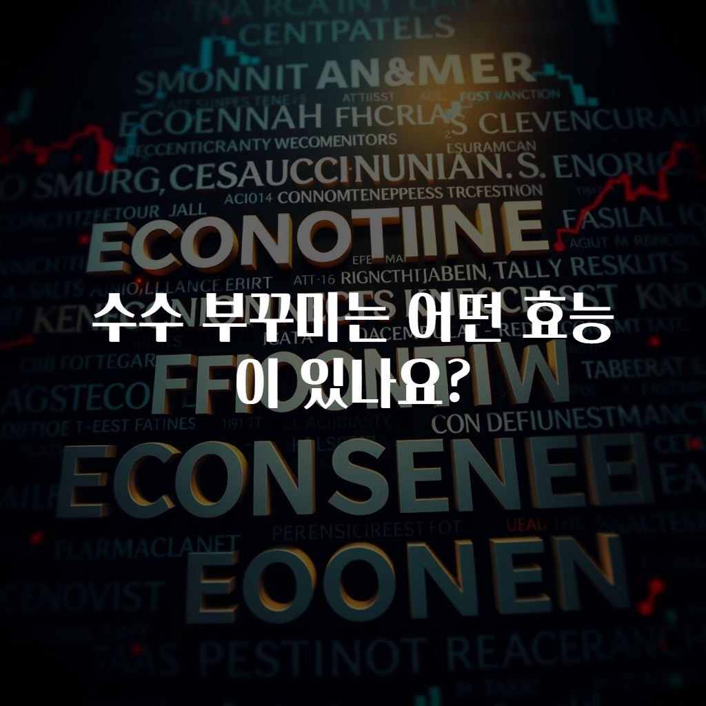수수 부꾸미는 어떤 효능이 있나요?