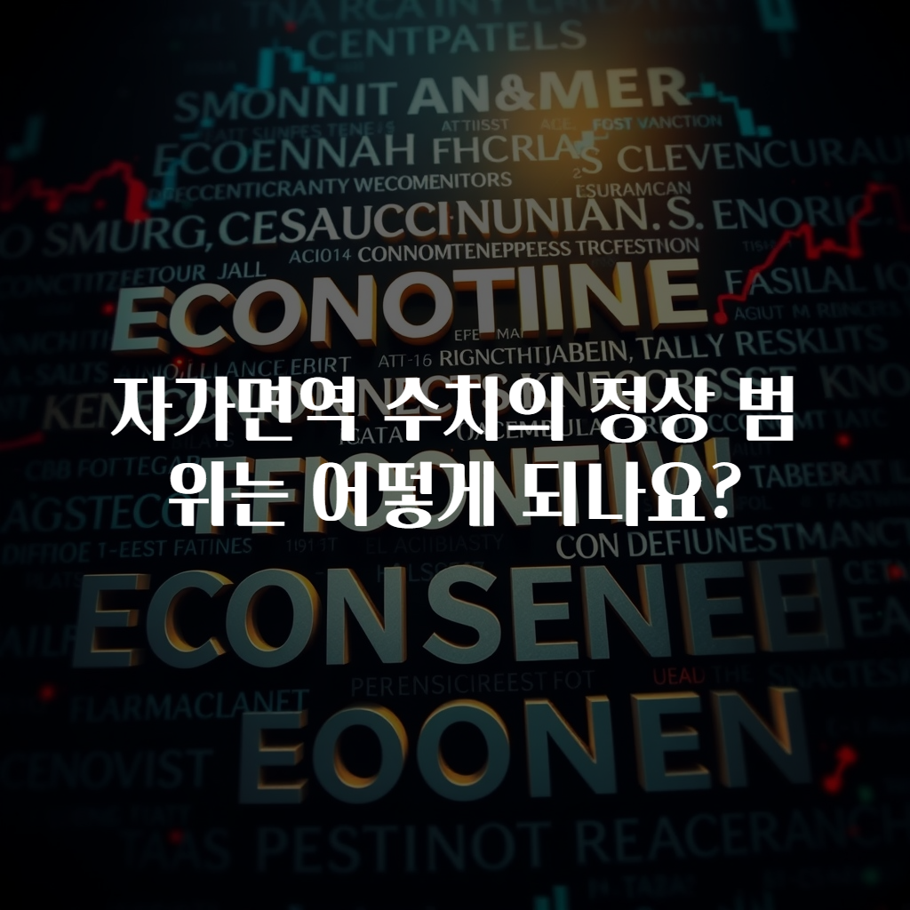 자가면역 수치의 정상 범위는 어떻게 되나요?