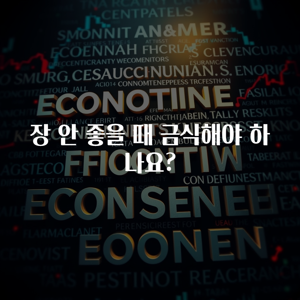장 안 좋을 때 금식해야 하나요?