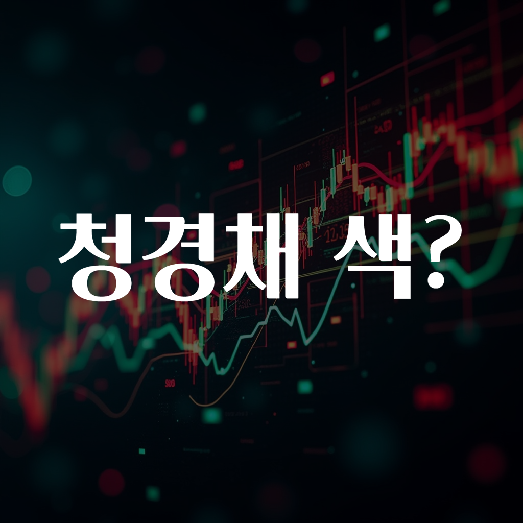 청경채 색?