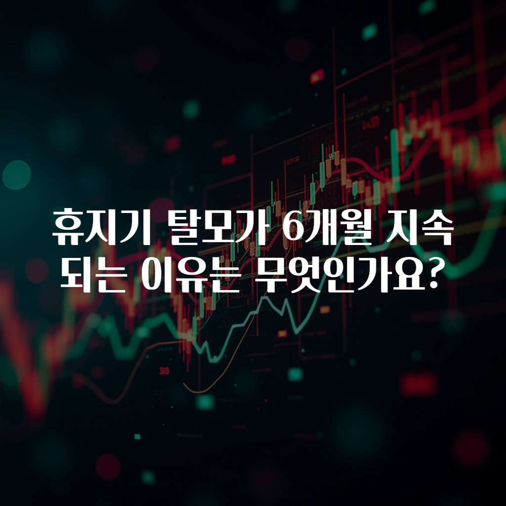 휴지기 탈모가 6개월 지속되는 이유는 무엇인가요?