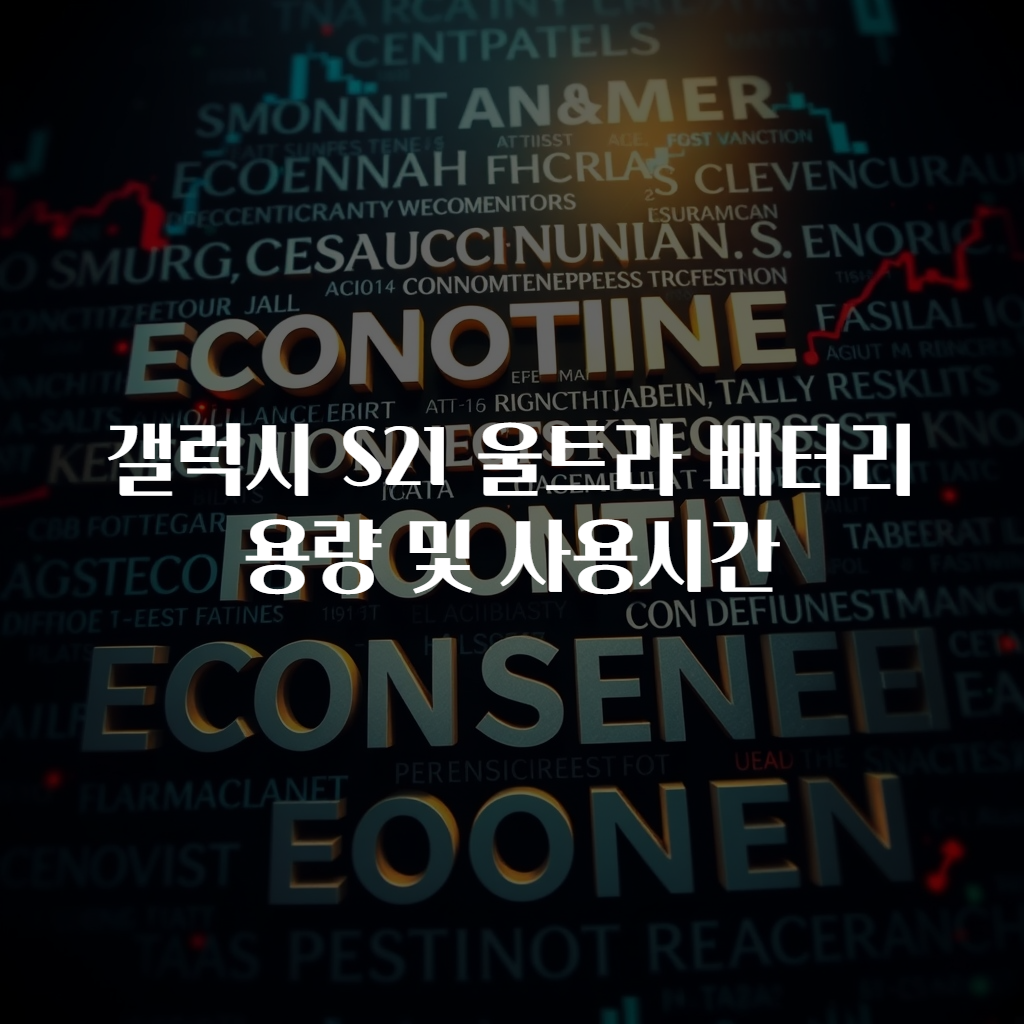 갤럭시 S21 울트라 배터리 용량 및 사용시간