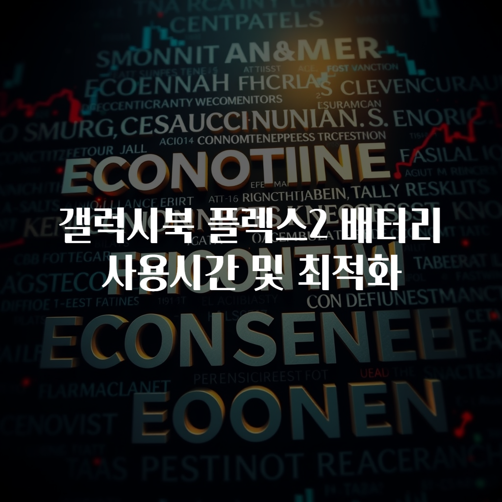 갤럭시북 플렉스2 배터리 사용시간 및 최적화