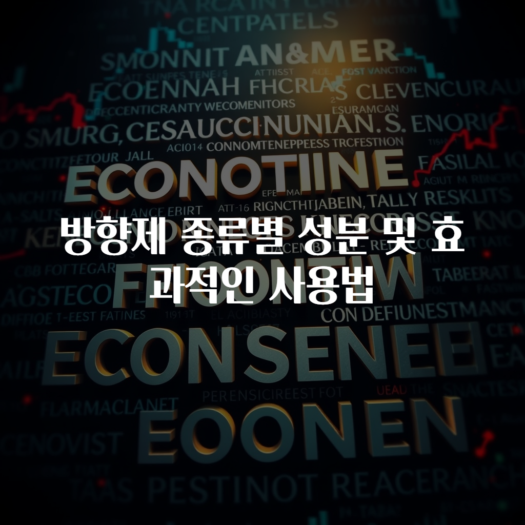 방향제 종류별 성분 및 효과적인 사용법