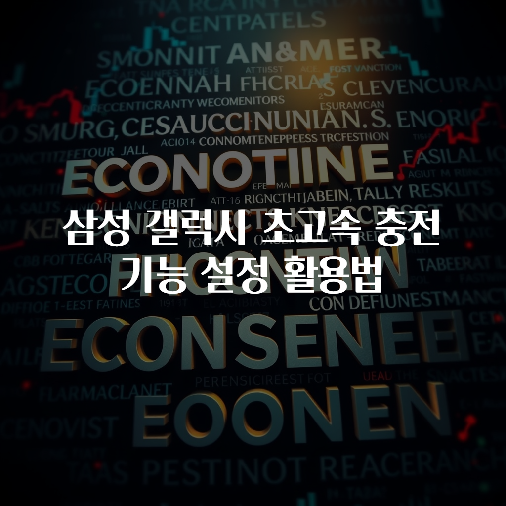 삼성 갤럭시 초고속 충전 기능 설정 활용법