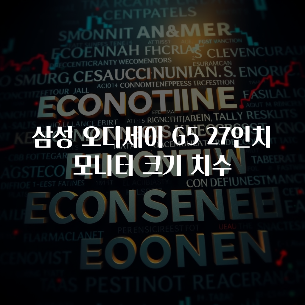 삼성 오디세이 G5 27인치 모니터 크기 치수