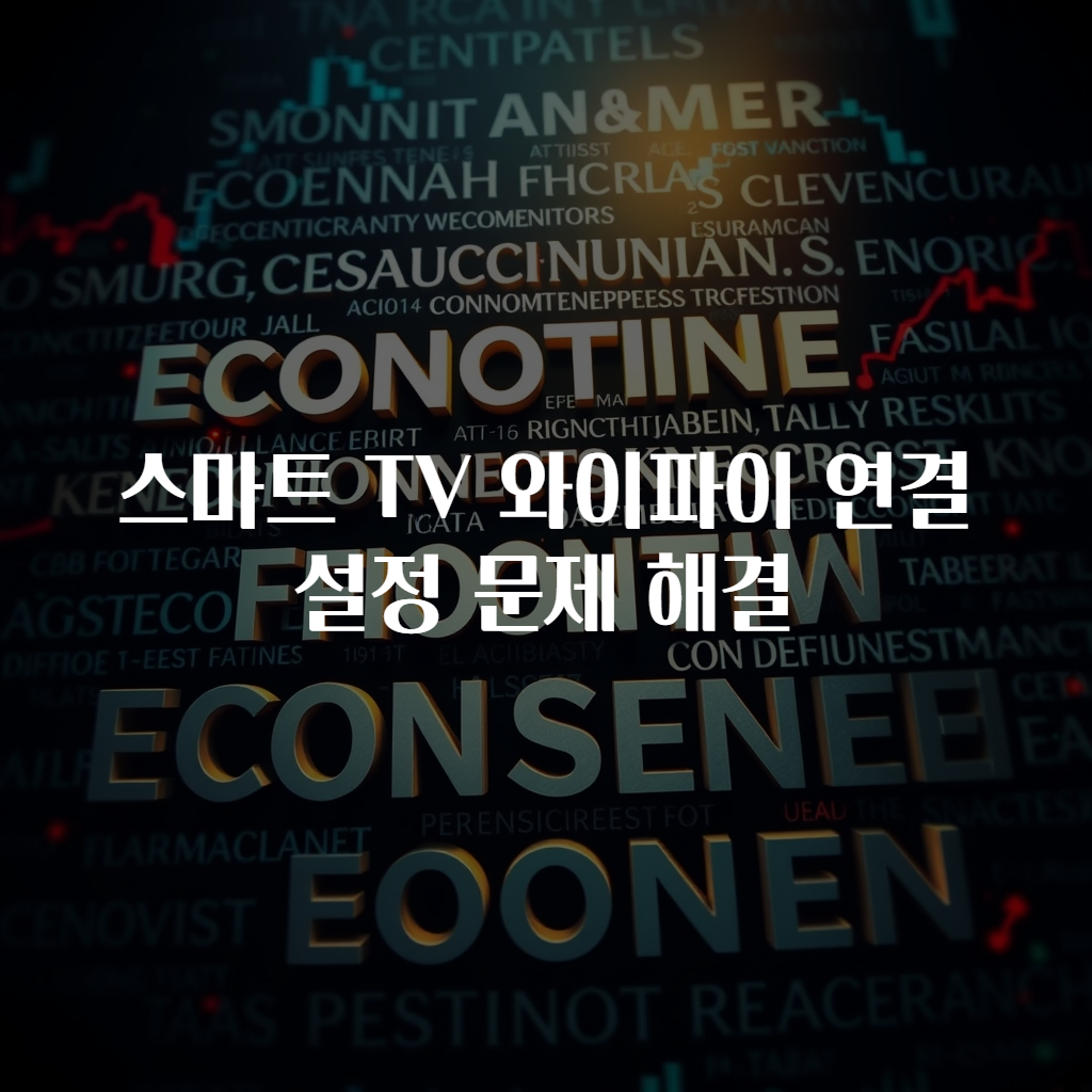스마트 TV 와이파이 연결 설정 문제 해결