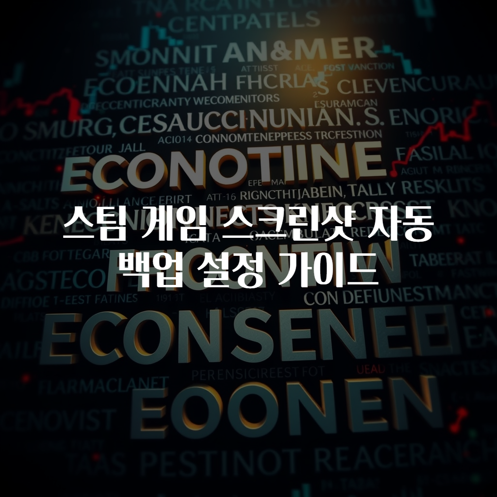 스팀 게임 스크린샷 자동 백업 설정 가이드