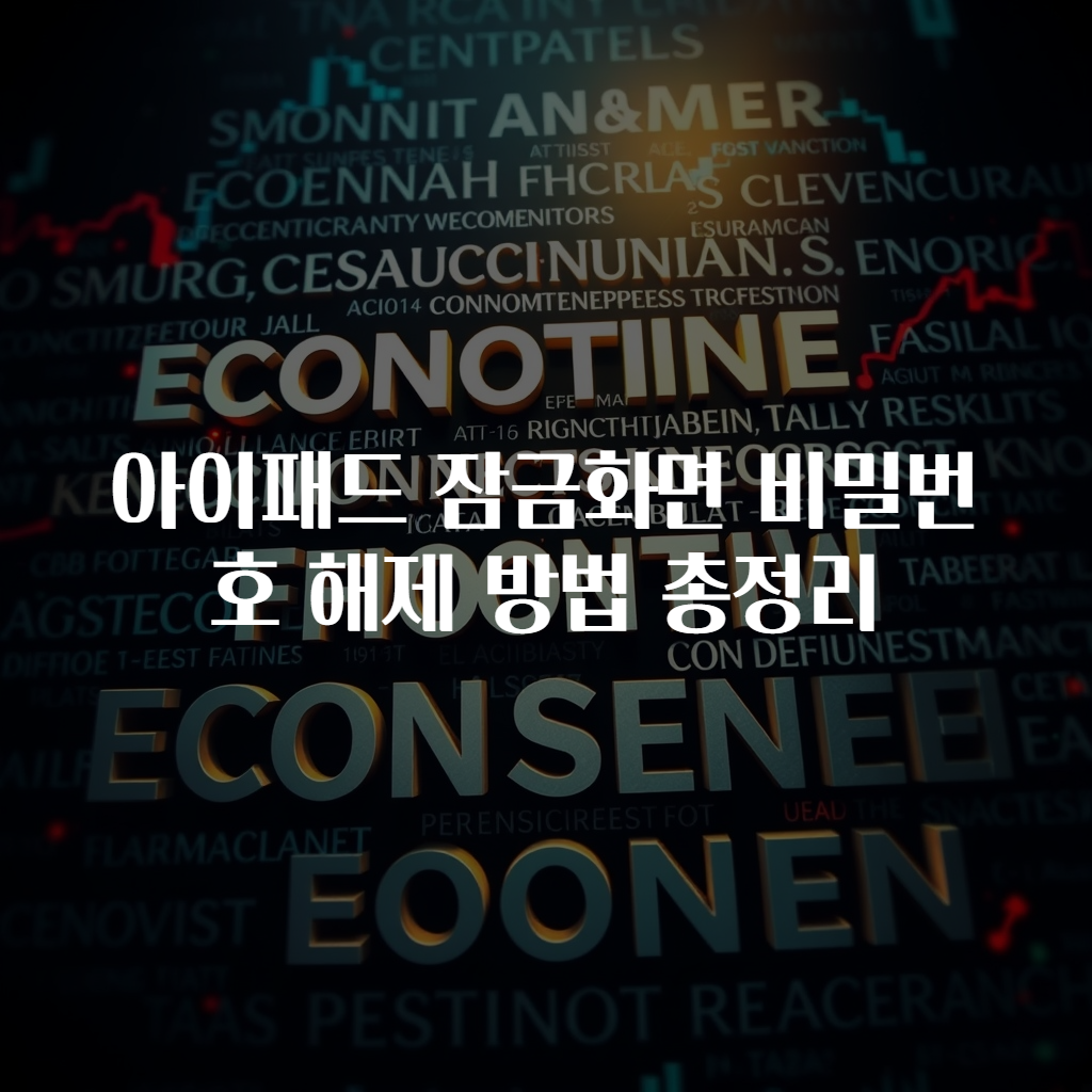 아이패드 잠금화면 비밀번호 해제 방법 총정리