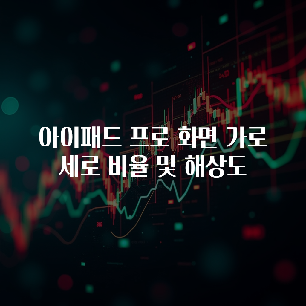 아이패드 프로 화면 가로세로 비율 및 해상도