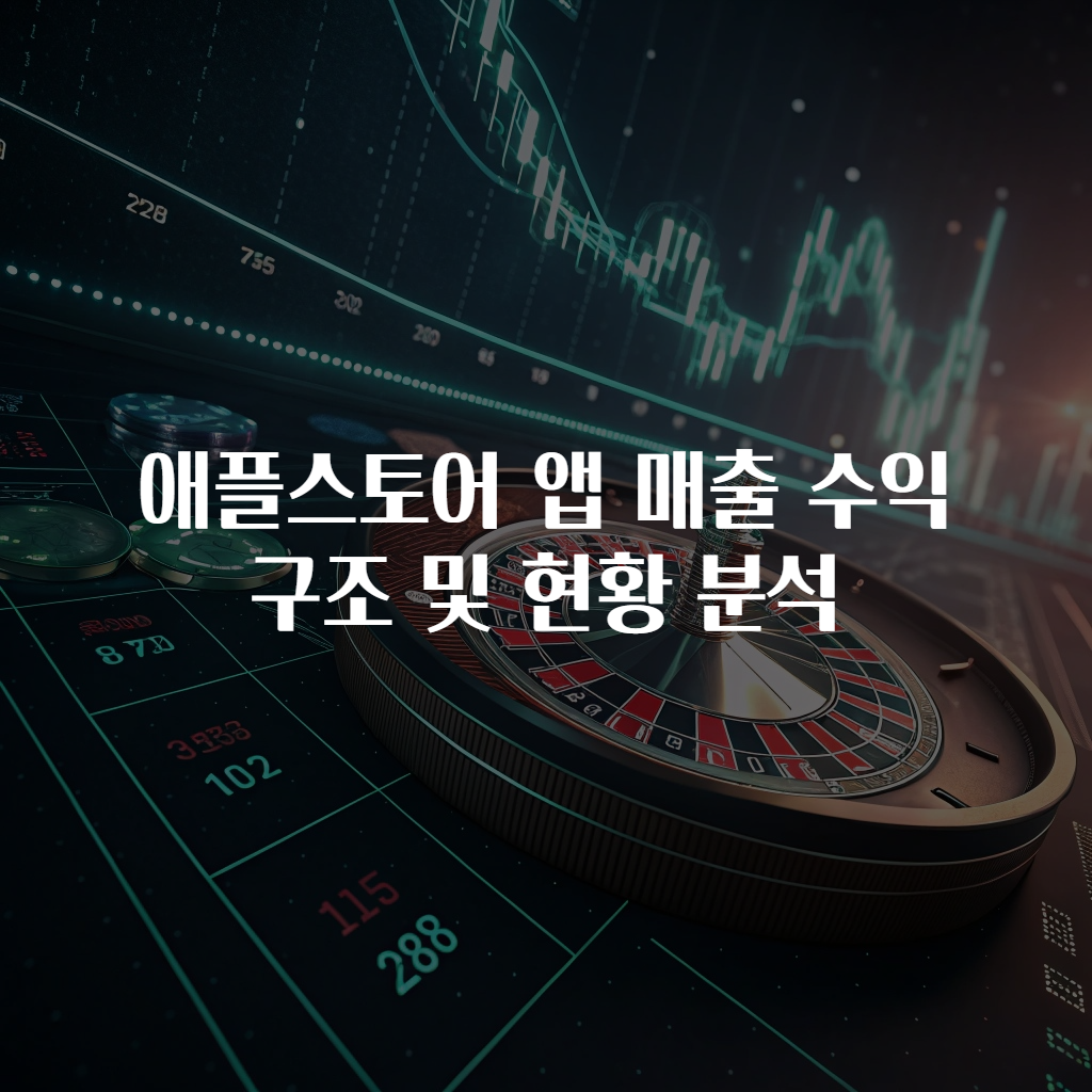 애플스토어 앱 매출 수익 구조 및 현황 분석