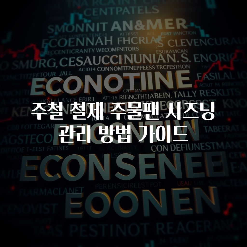 주철 철제 주물팬 시즈닝 관리 방법 가이드