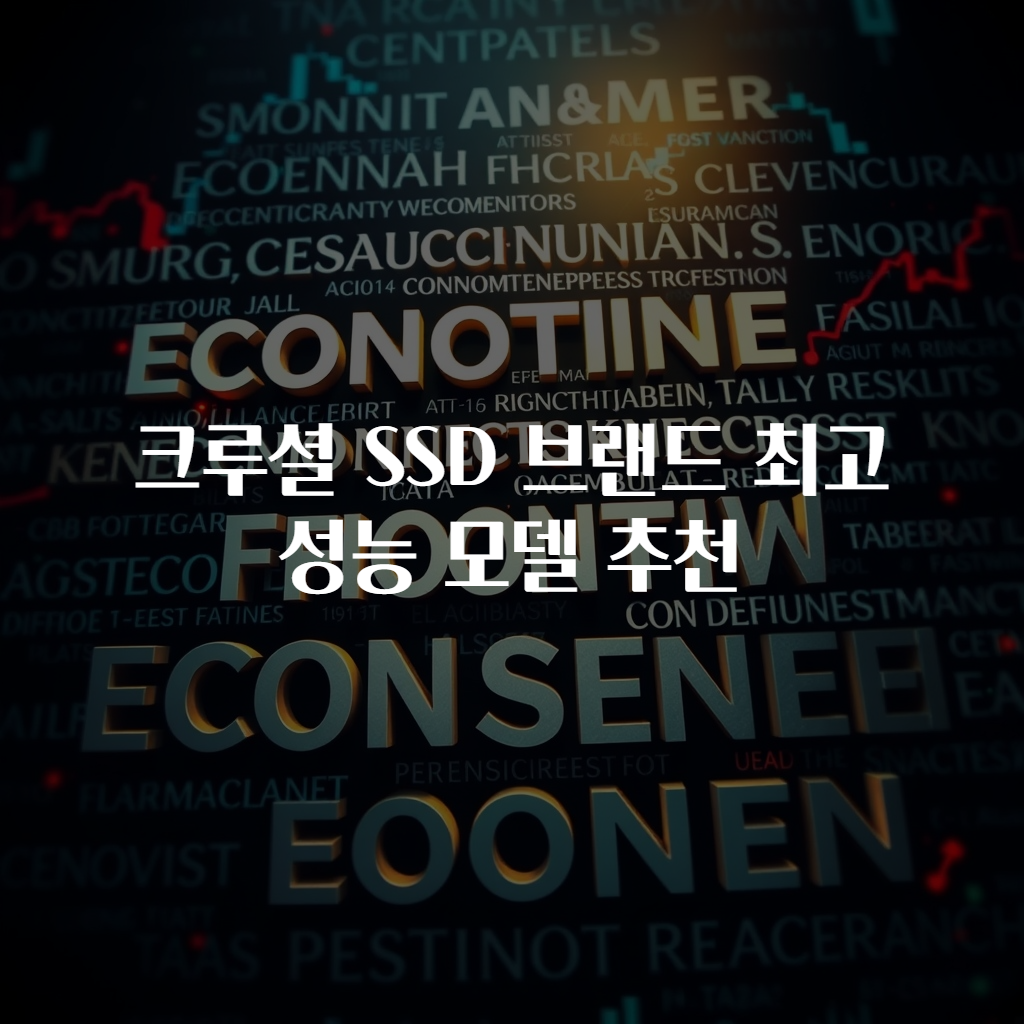 크루셜 SSD 브랜드 최고 성능 모델 추천