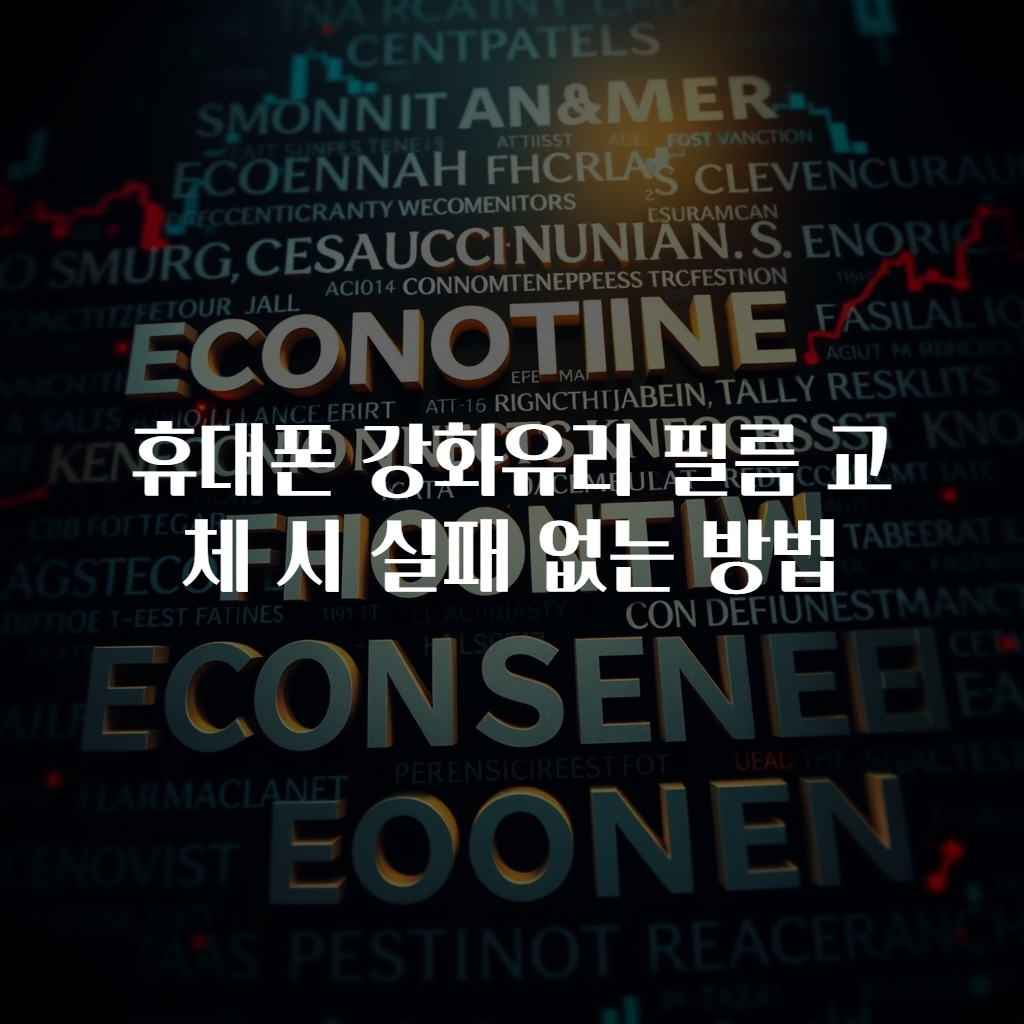 휴대폰 강화유리 필름 교체 시 실패 없는 방법