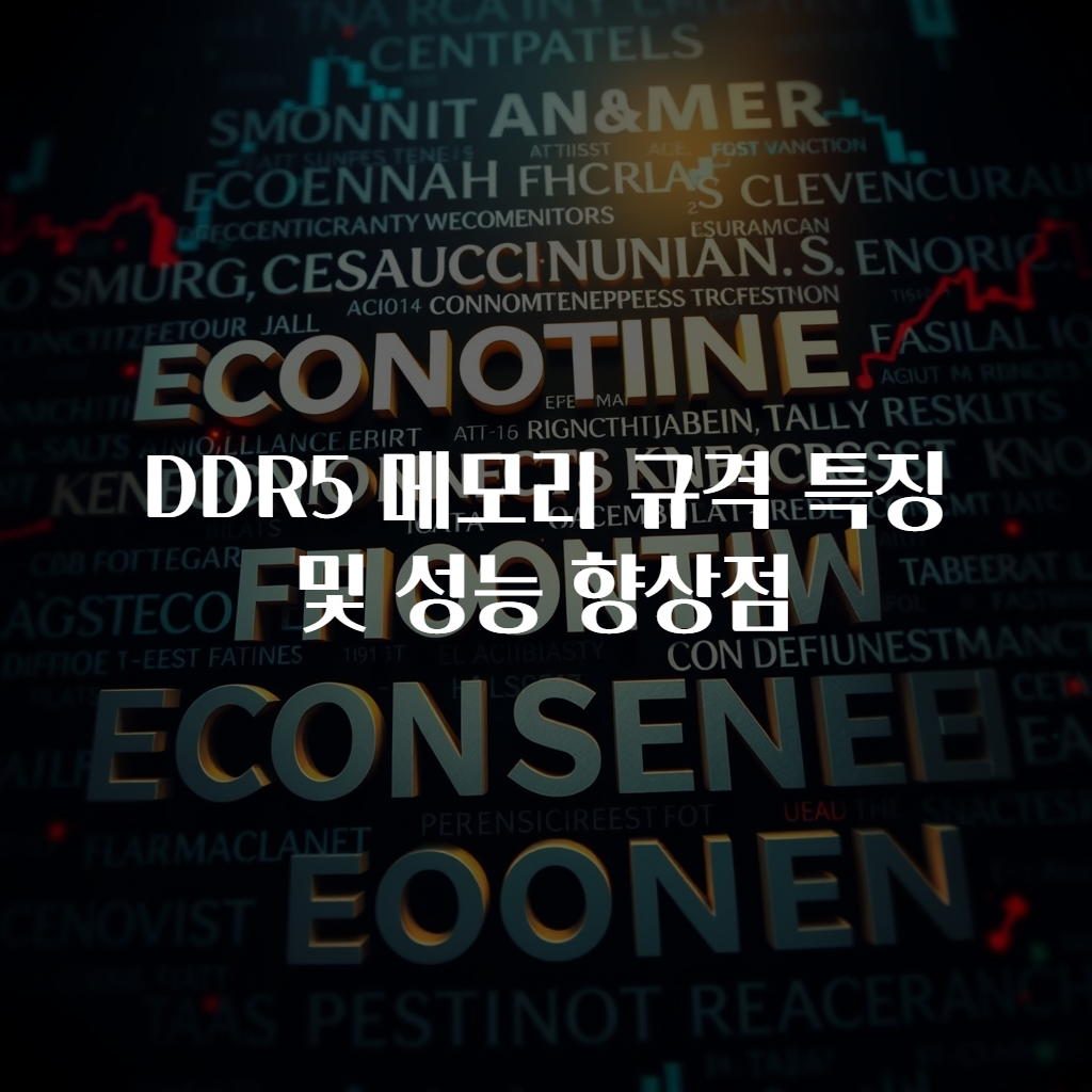 DDR5 메모리 규격 특징 및 성능 향상점