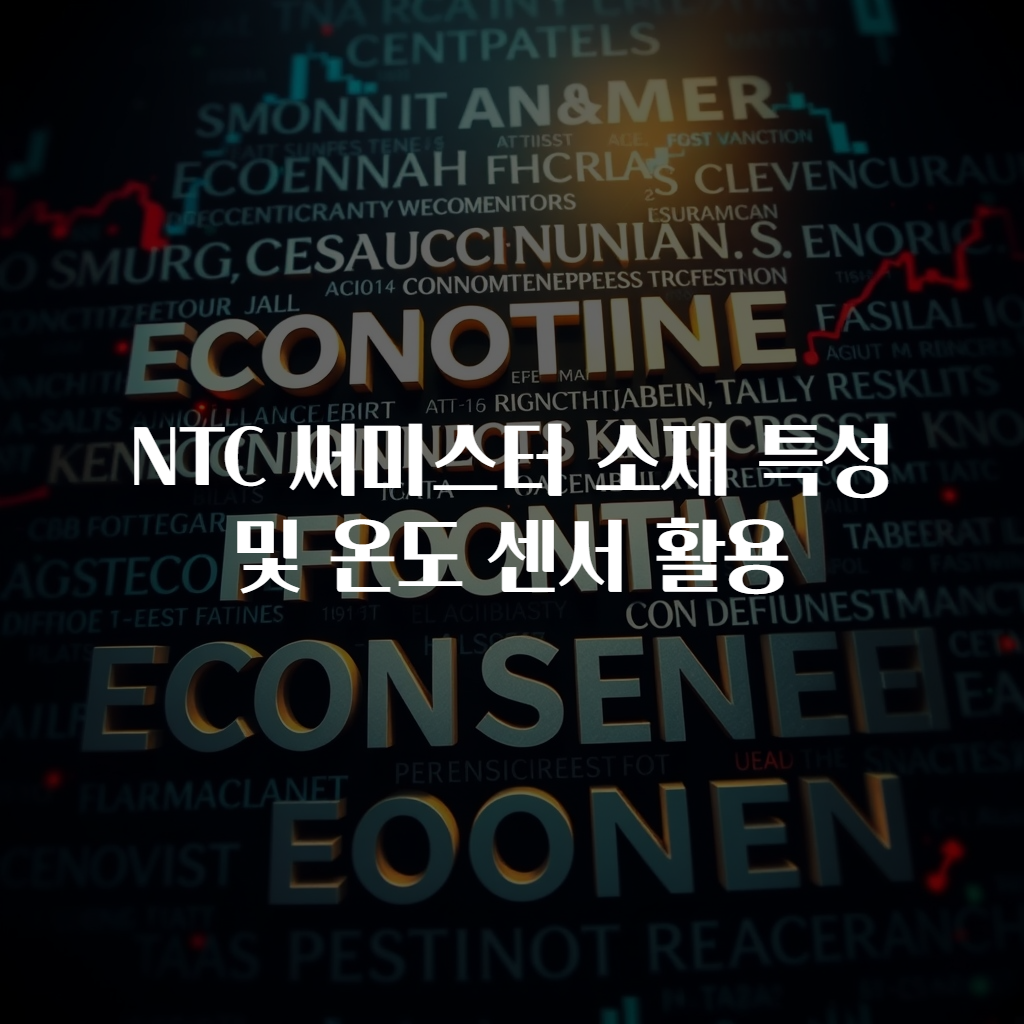 NTC 써미스터 소재 특성 및 온도 센서 활용
