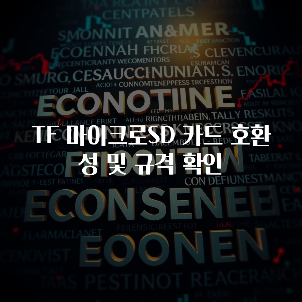 TF 마이크로SD 카드 호환성 및 규격 확인
