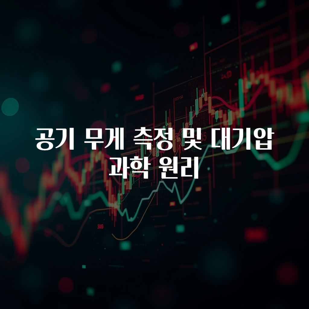 공기 무게 측정 및 대기압 과학 원리