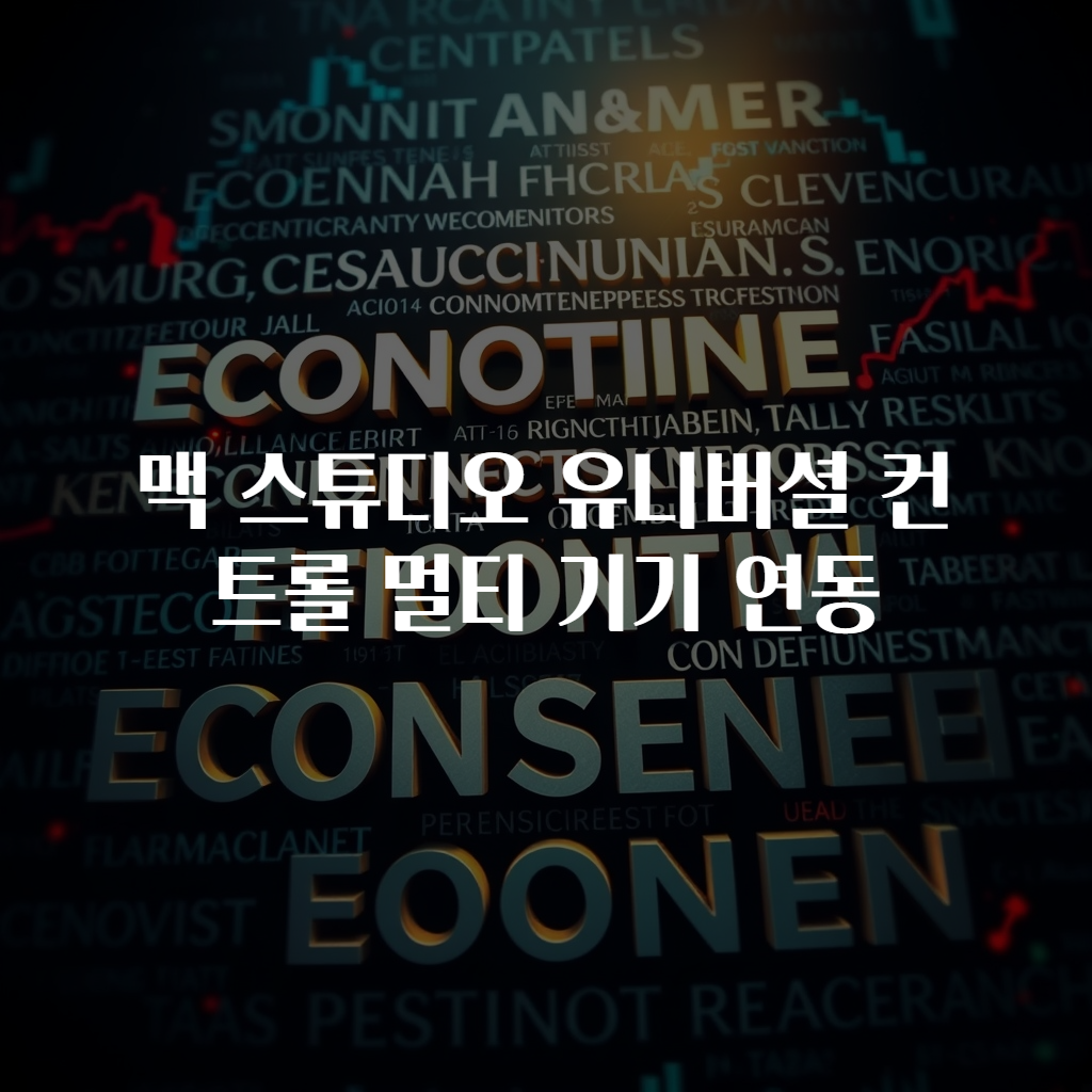 맥 스튜디오 유니버셜 컨트롤 멀티 기기 연동