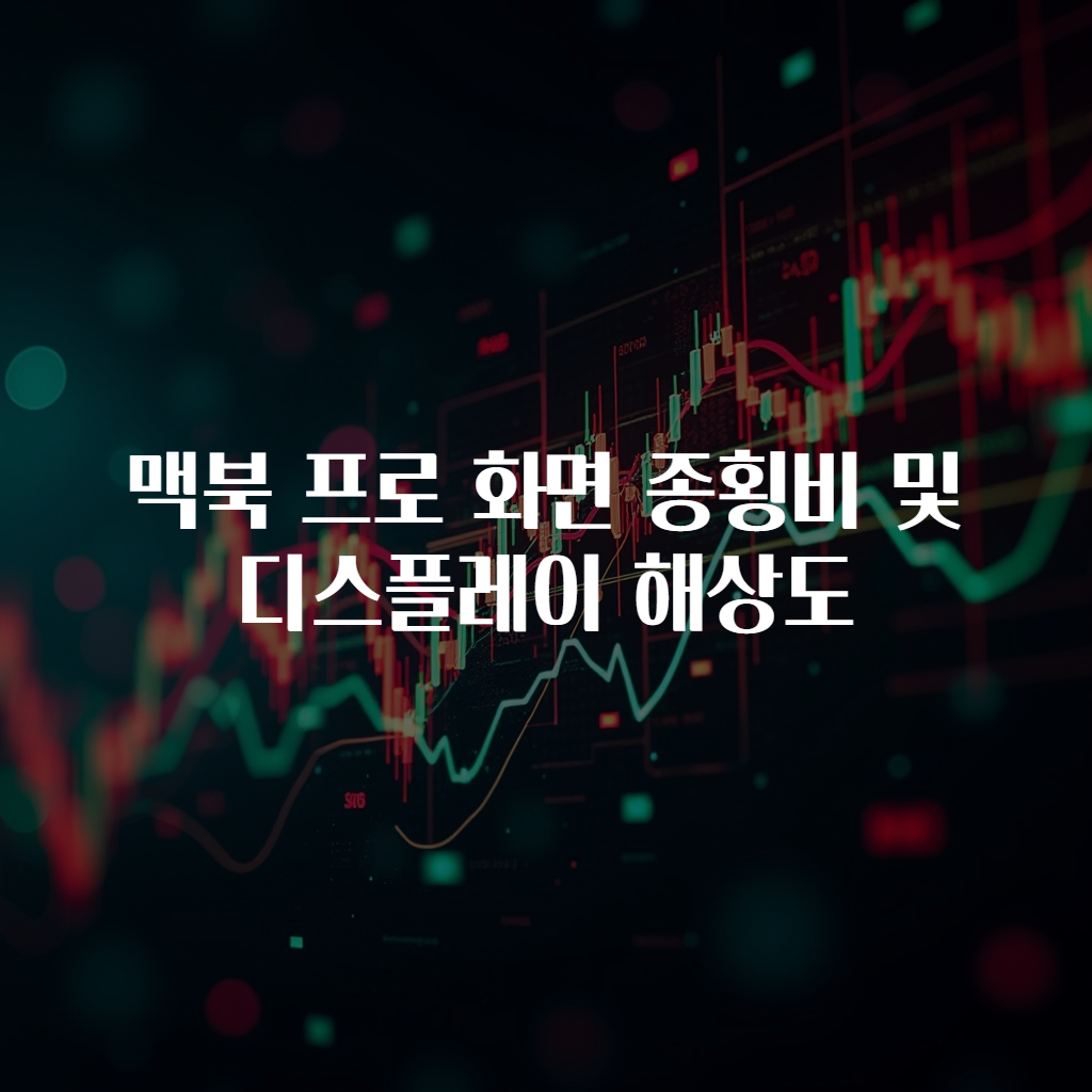 맥북 프로 화면 종횡비 및 디스플레이 해상도