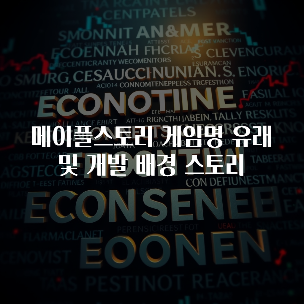 메이플스토리 게임명 유래 및 개발 배경 스토리