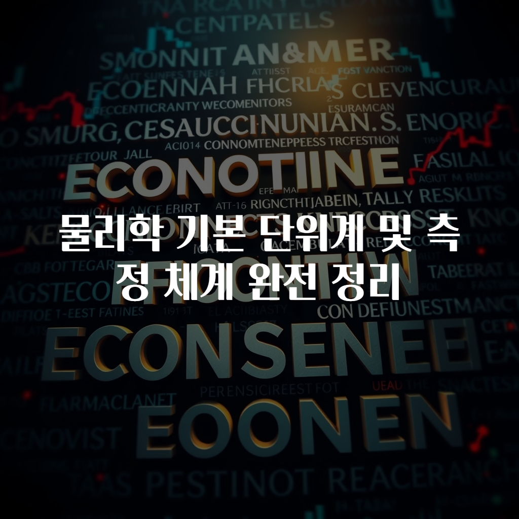 물리학 기본 단위계 및 측정 체계 완전 정리