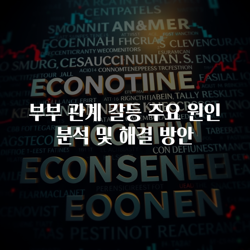 부부 관계 갈등 주요 원인 분석 및 해결 방안