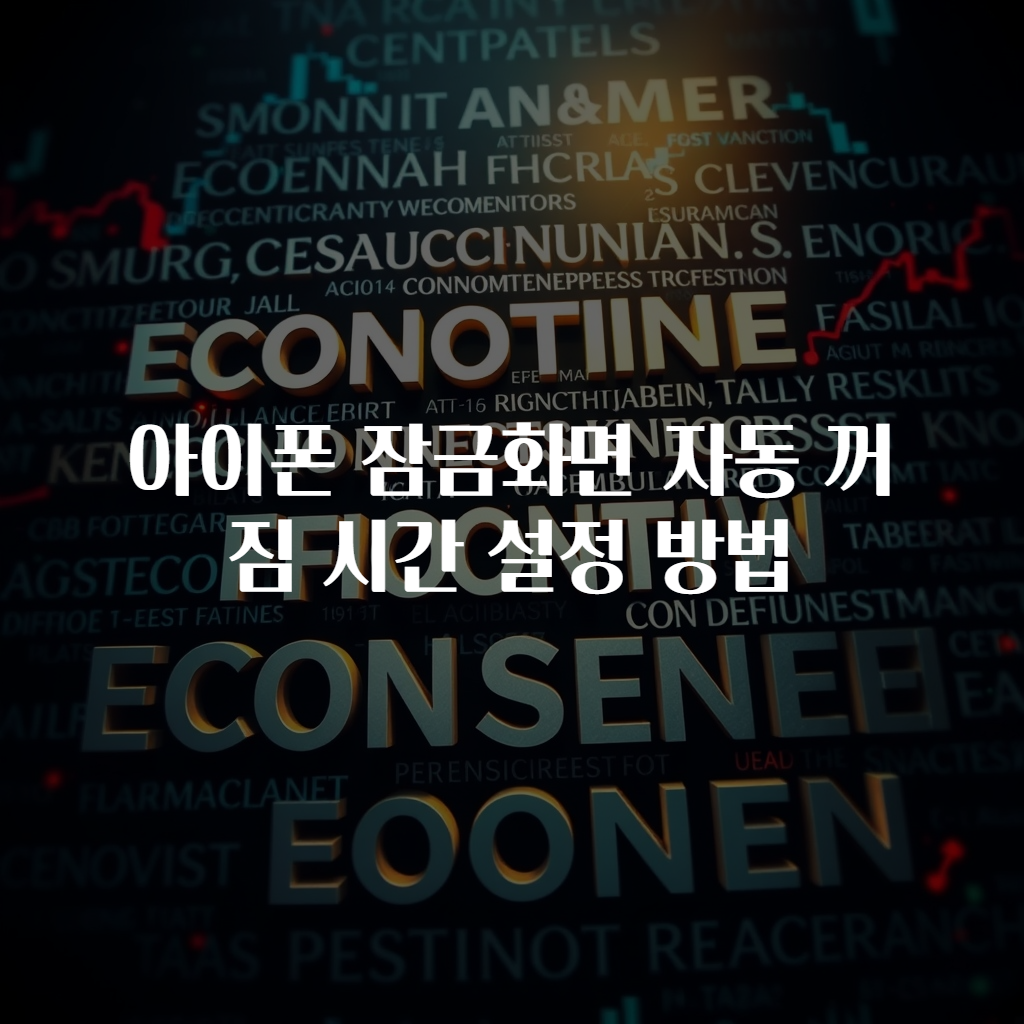 아이폰 잠금화면 자동 꺼짐 시간 설정 방법