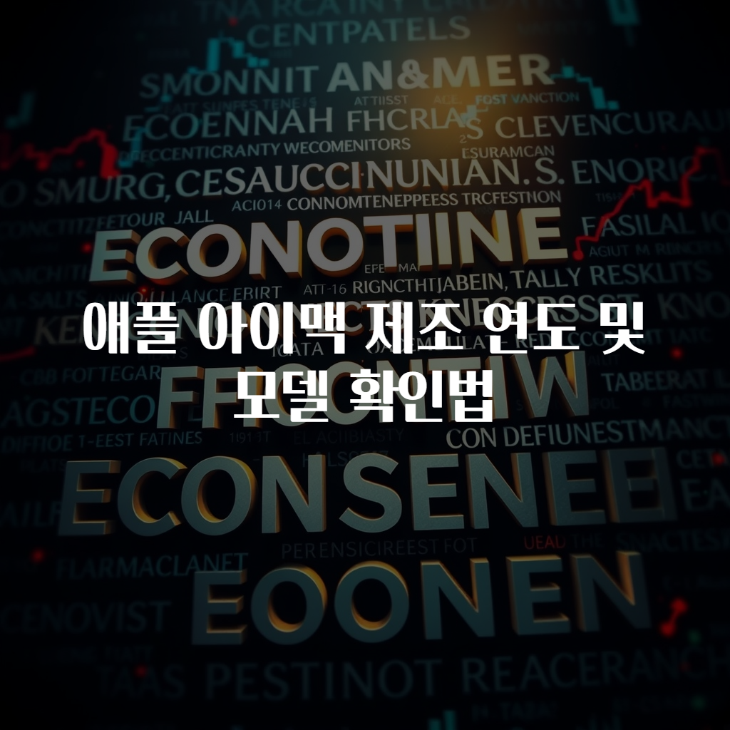 애플 아이맥 제조 연도 및 모델 확인법