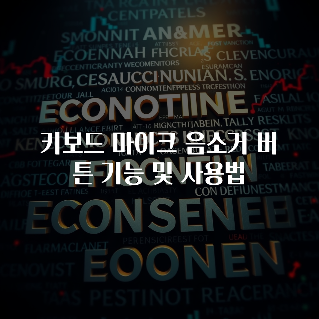 키보드 마이크 음소거 버튼 기능 및 사용법