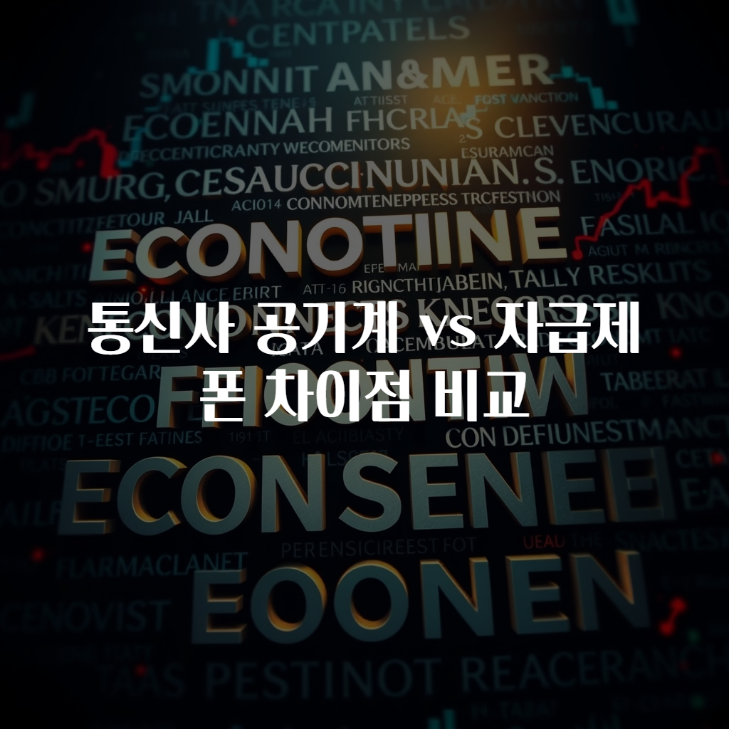 통신사 공기계 vs 자급제 폰 차이점 비교