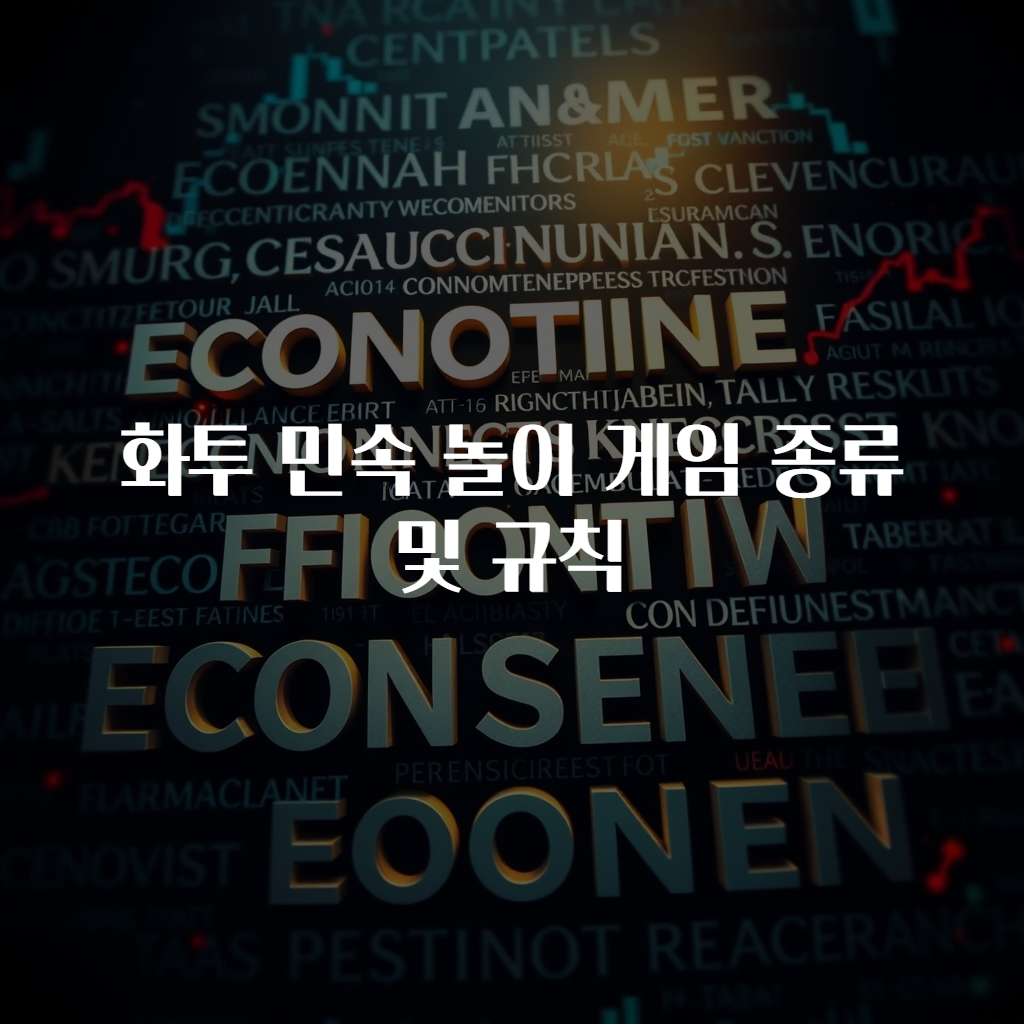 화투 민속 놀이 게임 종류 및 규칙