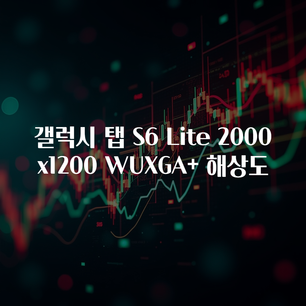 갤럭시 탭 S6 Lite 2000x1200 WUXGA+ 해상도