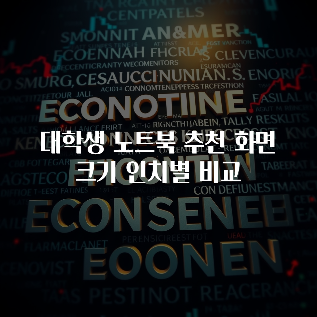 대학생 노트북 추천 화면 크기 인치별 비교