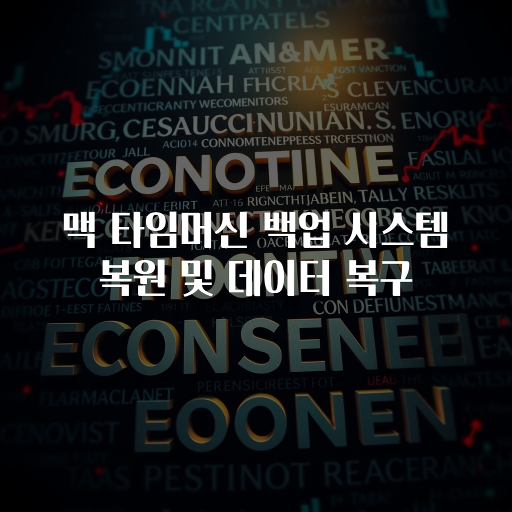 맥 타임머신 백업 시스템 복원 및 데이터 복구