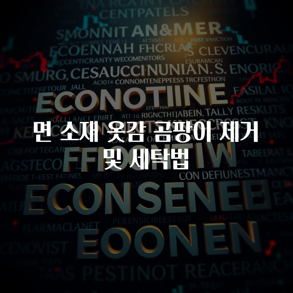 면 소재 옷감 곰팡이 제거 및 세탁법