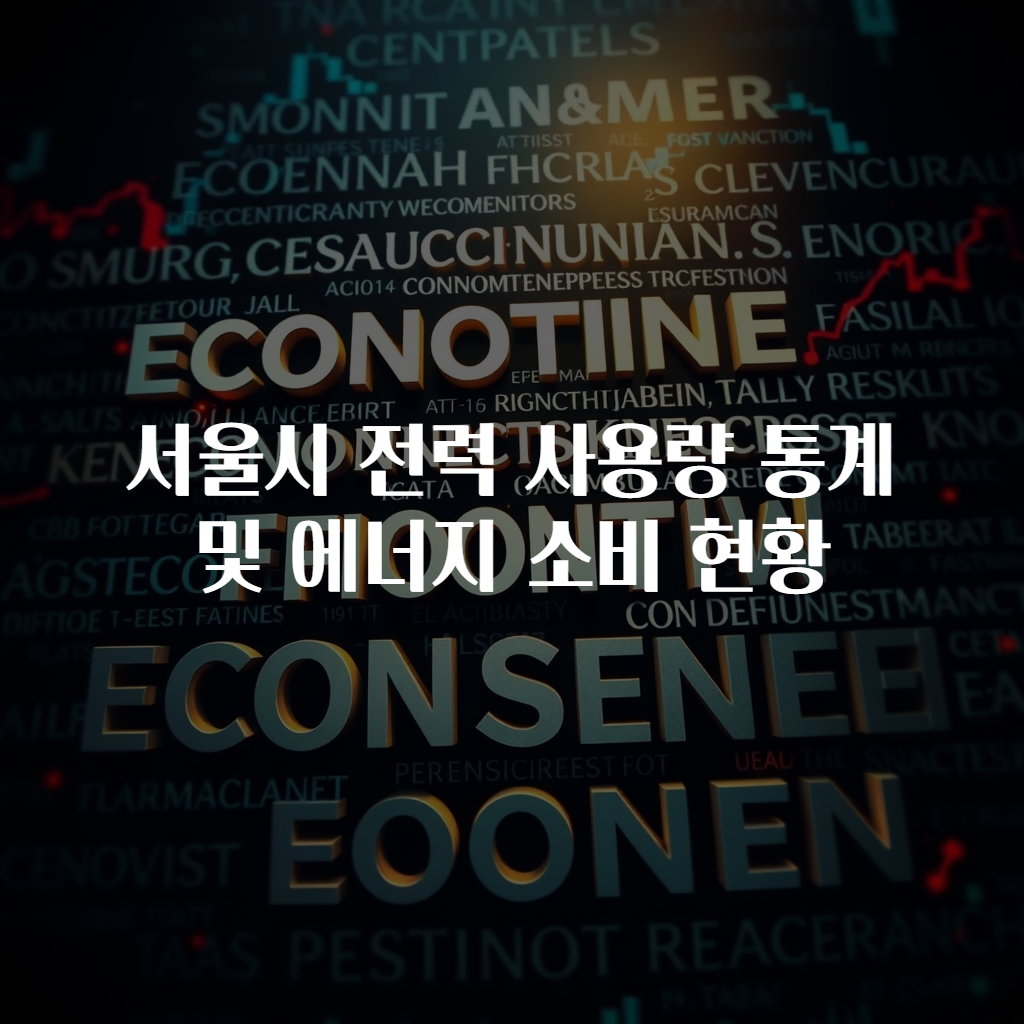 서울시 전력 사용량 통계 및 에너지 소비 현황