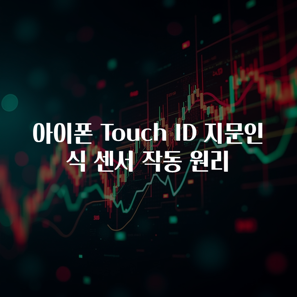 아이폰 Touch ID 지문인식 센서 작동 원리