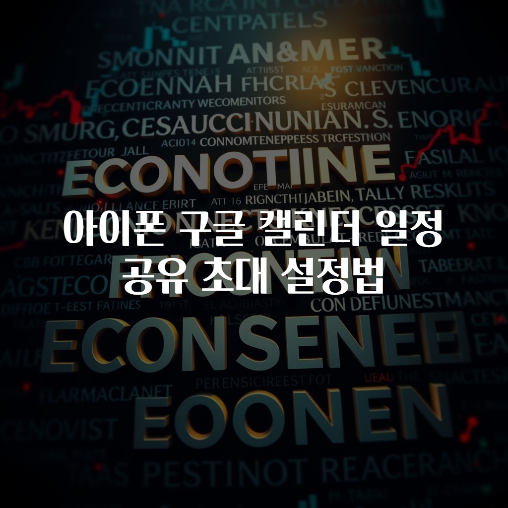 아이폰 구글 캘린더 일정 공유 초대 설정법